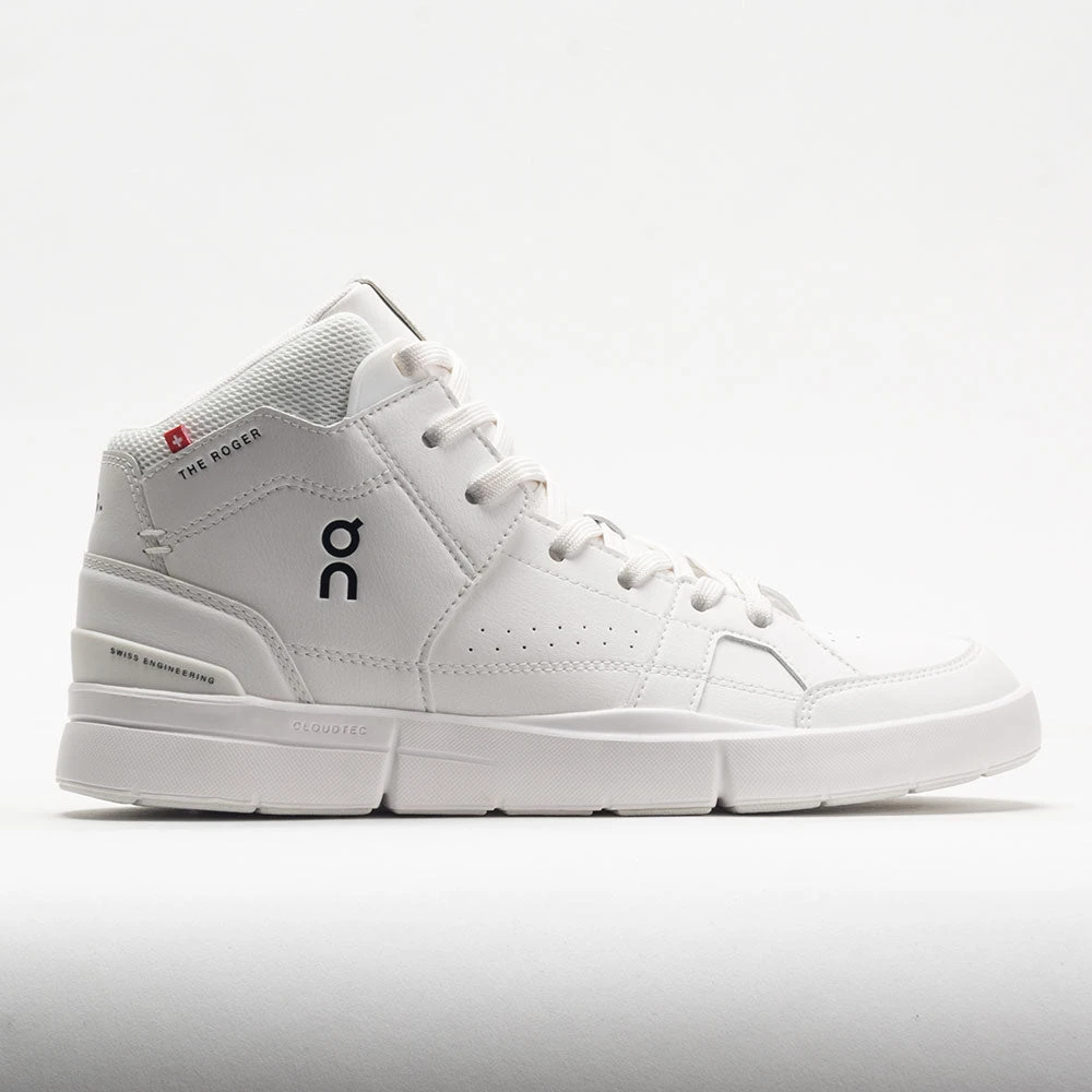 On Running On The Roger Clubhouse Mid Women's All White 3 On Running On The Roger Clubhouse Mid Women's All White